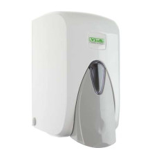 Диспенсер для мыла-пены механический, 1 л, белый, Vialli F6