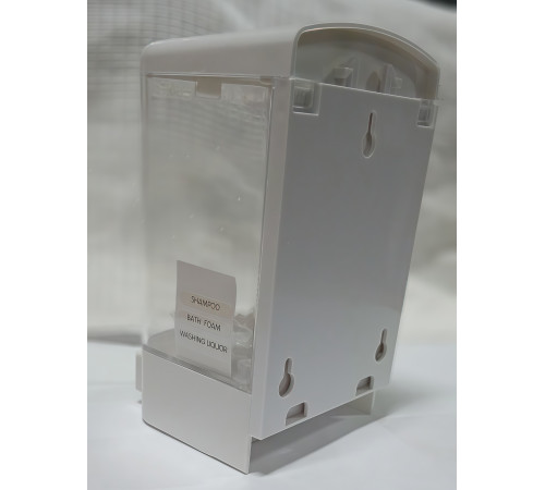 Дозатор для жидкого мыла, 1 л, пластик, Белый, 401004