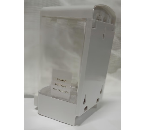 Дозатор для жидкого мыла, 1 л, пластик, Белый, 401004