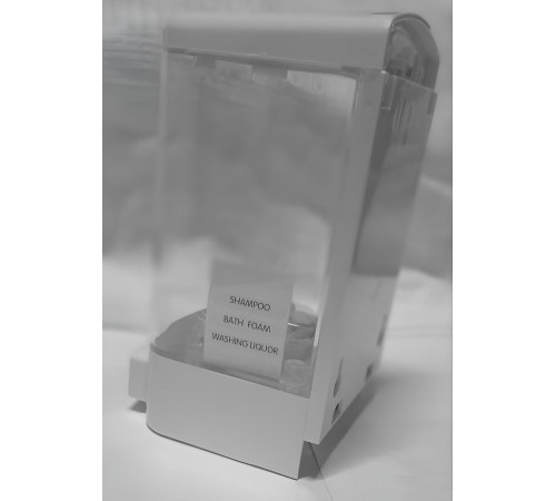 Дозатор для жидкого мыла, 1 л, пластик, Белый, 401004