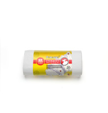 Мешки для мусора 60 л, 25 шт, 8 мкм, 60x80 см, ПНД, белые ППК НМ60252504