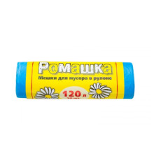 Мешки для мусора 120 л, 10 шт, 11 мкм, 70x110 см, ПНД, синие ППК НМ.120.10.30.С