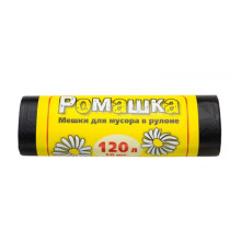 Мешки для мусора 120 л, 10 шт, 16 мкм, 70x110 см, ПНД, черные ППК НМ.120.10.20.Ч