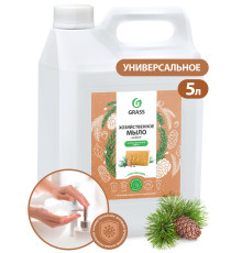 Мыло жидкое хозяйственное с маслом кедра, 5 л, Grass