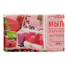 Мыло туалетное 200 г Земляничное, 36 шт/уп, ГОСТ 28546-2002 Мыловаренная Компания ООО 6616