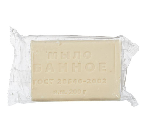 Мыло туалетное Банное в прозрачной обертке 200 гр., 1/40 ГОСТ 28546-2002 Мыловаренная Компания ООО А0000631639 Мыло туалетное Банное в прозрачной обертке 200 гр., 1/40 ГОСТ 28546-2002 Мыловаренная Компания ООО А0000631639