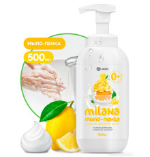 Milana Мыло жидкое пенка Лимонный пирог, флакон, 500 мл, Grass
