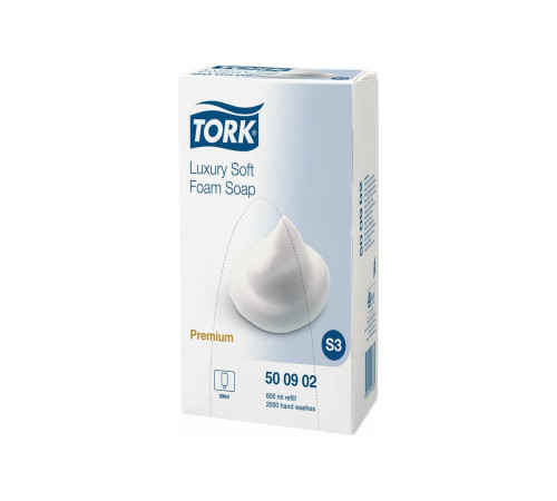 Тоrk Мыло-пена Luxury Premium 800 мл, система S3, Tork 500902