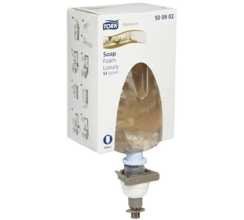 Тоrk Мыло-пена Luxury Premium 800 мл, система S3, Tork 500902