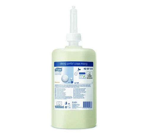 Жидкое мыло Premium, антибактериальное с улучшенными гигиеническими свойствами Система S1 1л Tork 420701