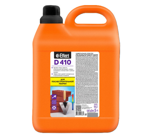 Средство для послестроительной уборки Дельта 410, 5 л Effect 15714 1/2