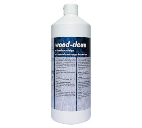Wood-Clean чистящее средство для повседневной чистки лакированного паркета, 1 л PRAMOL 07-07-0009