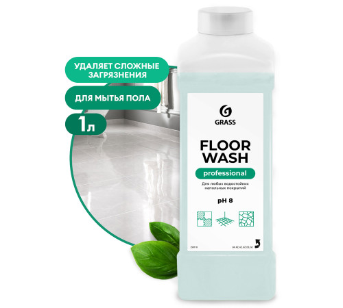 Floor Wash Нейтральное моющее средство для мытья полов, 1л, Grass