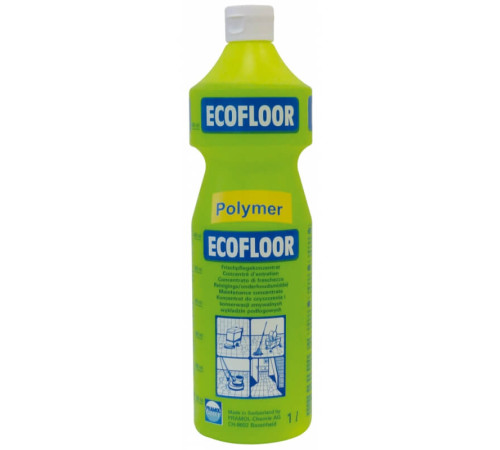 Ecofloor Polymer универсальное средство для мойки полов из камня, ПВХ, линолеума, резины, 1 л PRAMOL 2054.201