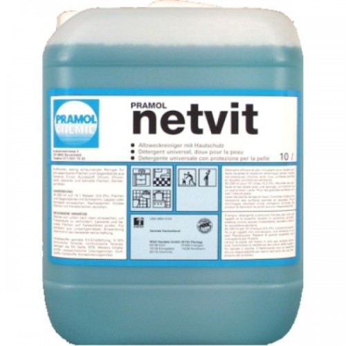 Netvit универсальное моющее средство 10 л для всех моющихся поверхностей PRAMOL 07-01-0017-10