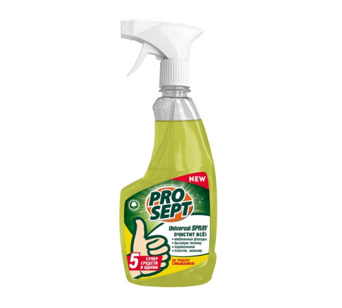 Universal Spray ΡΠ½ΠΈΠ²Π΅ΡΡΠ°Π»ΡΠ½ΠΎΠ΅ ΠΌΠΎΡΡΠ΅Π΅ ΠΈ ΡΠΈΡΡΡΡΠ΅Π΅ ΡΡΠ΅Π΄ΡΡΠ²ΠΎ, 550 ΠΌΠ» Prosept 105-00 Universal Spray ΡΠ½ΠΈΠ²Π΅ΡΡΠ°Π»ΡΠ½ΠΎΠ΅ ΠΌΠΎΡΡΠ΅Π΅ ΠΈ ΡΠΈΡΡΡΡΠ΅Π΅ ΡΡΠ΅Π΄ΡΡΠ²ΠΎ, 550 ΠΌΠ» Prosept 105-00