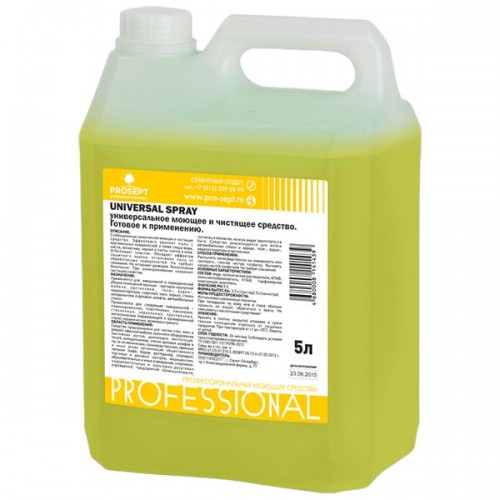 Universal Spray универсальное моющее и чистящее средство, 5 л, Prosept 105-5