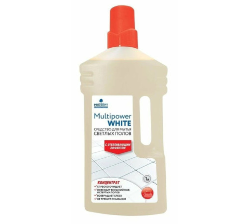 Multipower White средство для мытья светлых полов, 1 л Prosept 100-1