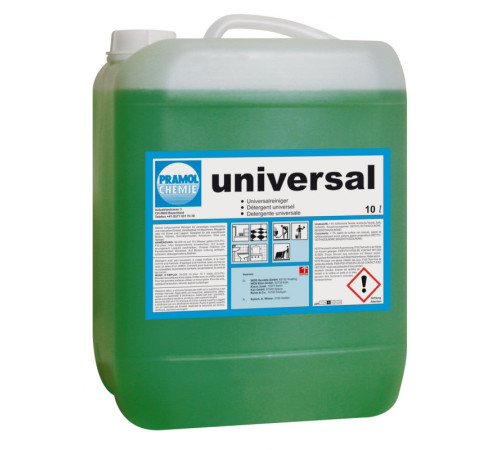 Universal универсальное средство для чистки всех водостойких поверхностей, 10 л PRAMOL 1008.101