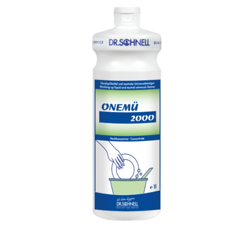 ONEMU 2000 универсальное моющее средство для посуды, 1 л dr. Schnell 123