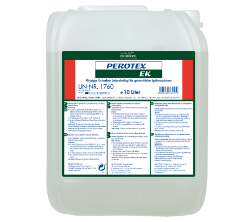PEROTEX EK средство для удаления накипи и отложений в посудомоечных машинах, 10 л dr. Schnell 36057