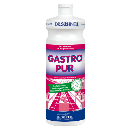 GASTRO-PUR растворитель масляных и жировых загрязнений для кухни, 1 л, dr. Schnell 00147