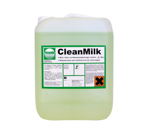 CleanMilk 1 л для очистки и обезжиривания автоматов по выдаче сливок и мороженого, а также кофемашин PRAMOL 07-04-0002-1