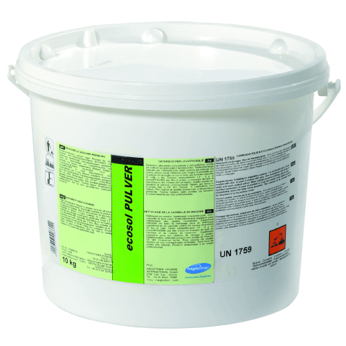 EcosolPULVER высококонцентрированное порошкообразное средство для посудо- и стекломоечных машин, 15 кг, Hagleitner 02-04-0009