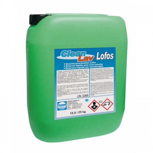CleanLav Lofos для профессиональной чистки и мойки посуды в автоматических посудомоечных машинах, 12,5 кг, Pramol 07-04-0003