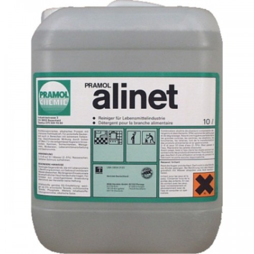 Alinet щелочной очиститель, удаляет жиры и белки животного и растительного происхождения, Pramol 07-04-0018