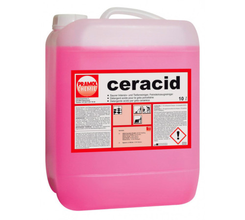 Ceracid очиститель кислотный для керамогранита, 10 л PRAMOL 1137.101-10