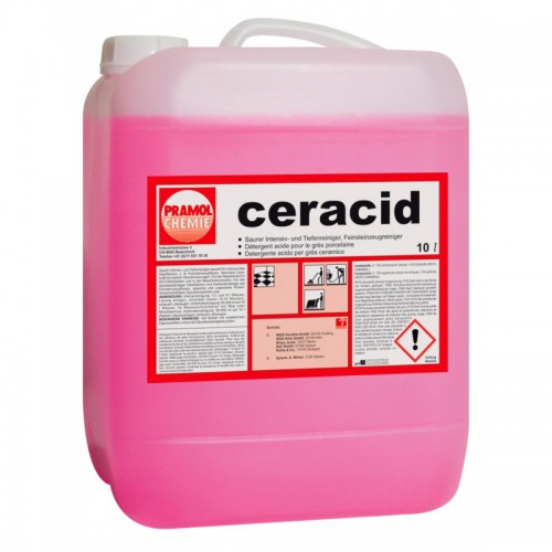 Ceracid очиститель кислотный для керамогранита, 10 л, Pramol 1137.101-10