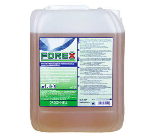 Forex очиститель для всех водо-щелочеустойчивых полов, 10 л dr. Schnell 30250
