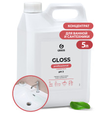 Gloss Concentrate Концентрированное чистящее средство для удаления известкового налета и ржавчины, 5 л, Grass