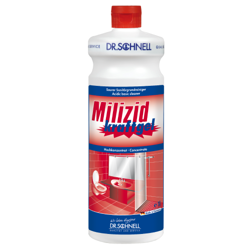 MILIZID Kraftgel кислотное средство для очистки санитарных зон и влажных помещений, 1 л, dr. Schnell 00366