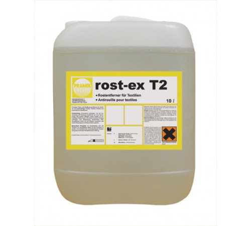 Rost-Ex T2 средство для выведения пятен крови, ржавчины с текстильных материалов, 1 л, PRAMOL 07-05-0003-1