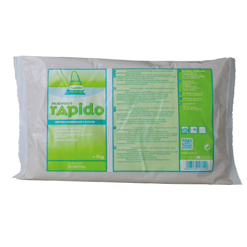 RAPIDO Carpet cleaning powder порошок для чистки ковров, 1 кг, dr. Schnell 00614
