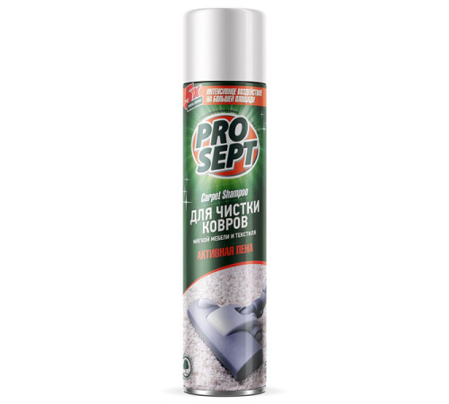 Carpet Shampoo активная пена для чистки ковров, мягкой мебели и текстиля, 400 мл Prosept 195-04
