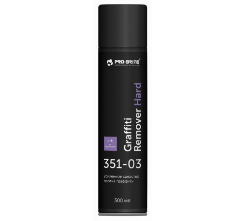 Усиленное средство для удаления граффити Pro-brite GRAFFITI REMOVER HARD 351-03, 300 мл