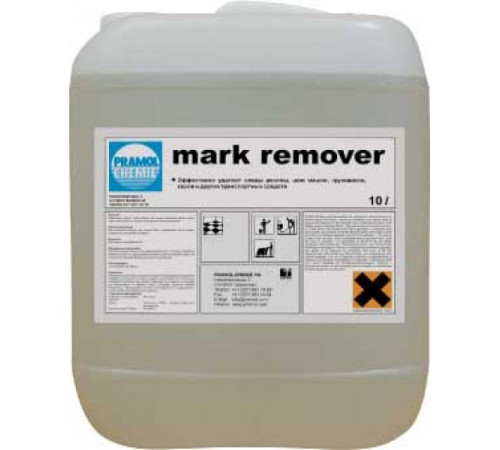 Mark Remover 10 л удаляет следы резины, шин на твёрдых покрытиях PRAMOL 07-14-0041-10