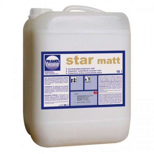 Star Matt матовая дисперсия 10 л, образует прочную износостойкую плёнку PRAMOL 07-14-0016-10