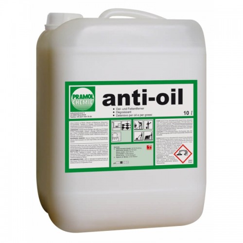 Anti-Oil растворитель жиров растительного и животного происхождения с полов и стен, 10 л, Pramol 07-14-0028
