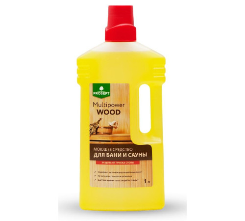 Multipower Wood моющее средство для бани и сауны, 1 л Prosept 267-1