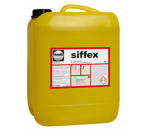 Siffex жидкий очиститель сливных устройств (химический ёрш), 10 л PRAMOL 07-14-0011-10