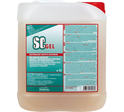 SC Gel очиститель краски, граффити, 5 л dr. Schnell 30585