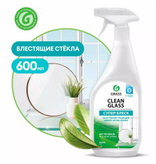 Clean glass, Средство для очистки стекол и зеркал, 600 мл., с курком, Grass, 1/8