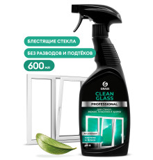 CLEAN GLASS PROFESSIONAL Средство для очистки стекол и зеркал, спрей, 600 мл, GRASS, 1/8