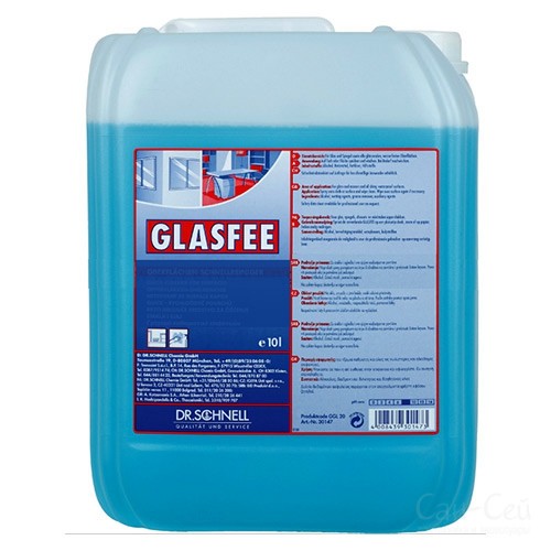 Glassfee очиститель стёкол, зеркал, пластика, 10 л, dr. Schnell 30144-10