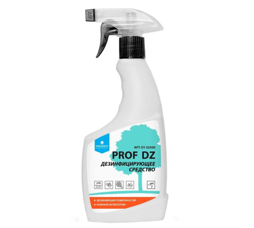 Universal DZ Дезинфицирующее средство на основе изопропилового спирта, 0,5 л Prosept D1 02500