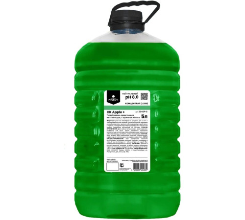 CK Apple + Гелеобразное средство для мытья посуды Яблоко ПЭТ, 5 л Prosept 504SP-5